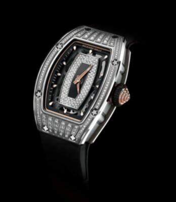 Replica Richard Mille RM 07-01 Automatic White Gold full diamonds set Watch